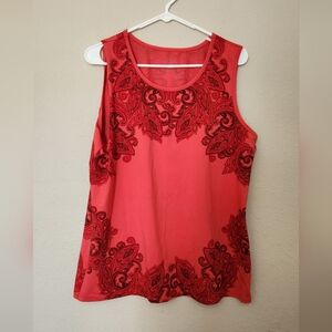 Athleta Red Tank Top 2x